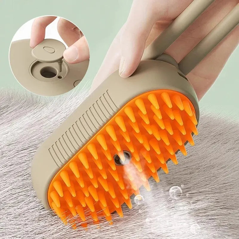 Pet Grooming Comb with Electric Spray